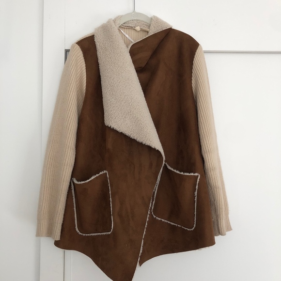 Anthropologie sherpa sweater - Picture 2 of 3